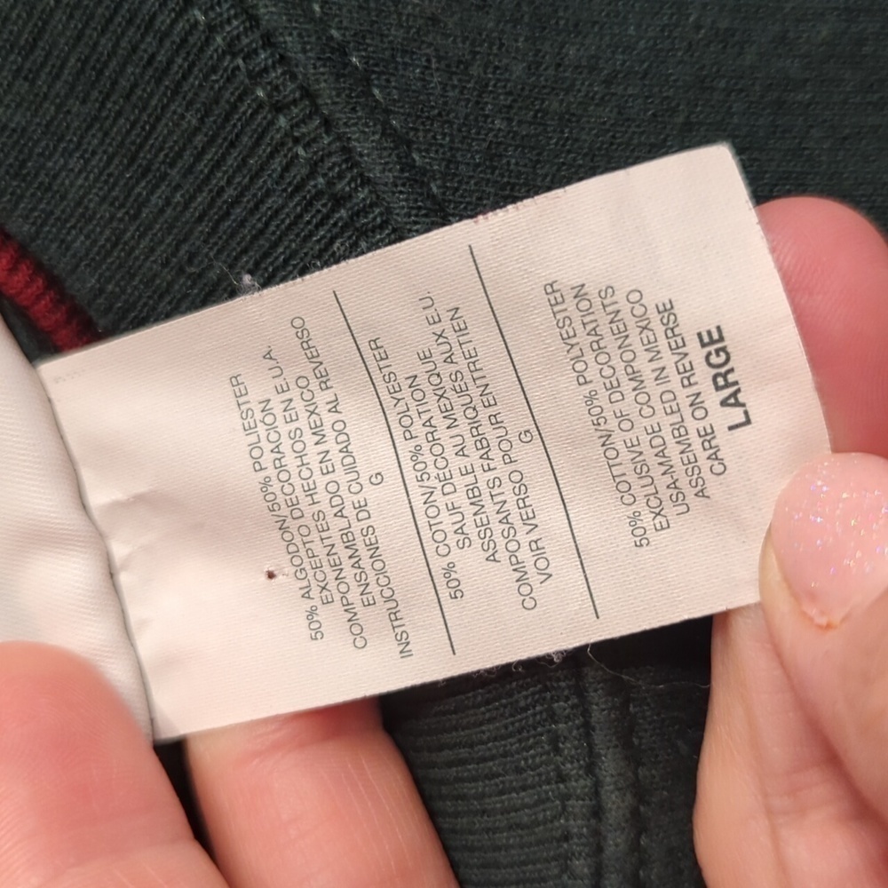 Y2K Vintage M & C Sportswear Energy Pullover Grandma Moose Sweatshirt Corduroy - Picture 5 of 6
